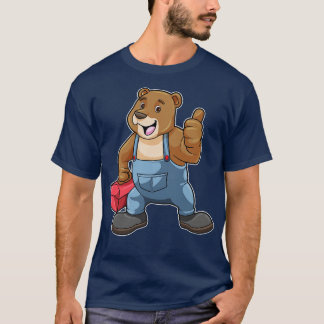 Bear as Craftsman with Tool box T-Shirt