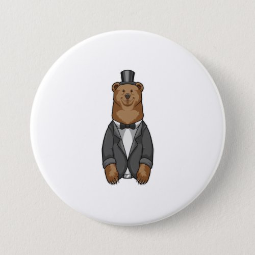 Bear as Groom with Jacket Button