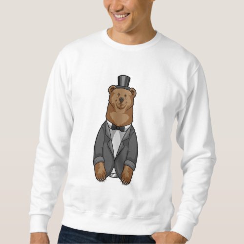 Bear as Groom with Jacket Sweatshirt