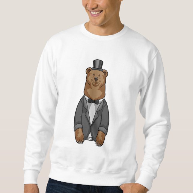 Bear as Groom with Jacket Sweatshirt (Front)