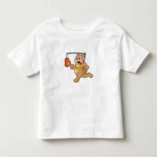 Bear as Runner Toddler T_shirt