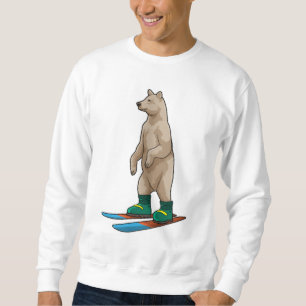 Bear as Skier with Ski Sweatshirt