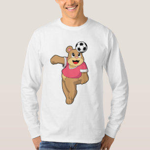 Bear as Soccer player with Soccer.PNG T-Shirt