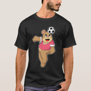 Bear as Soccer player with Soccer.PNG T-Shirt