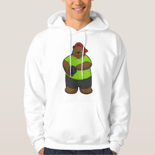 Bear at Bowling with Bowling ball Hoodie