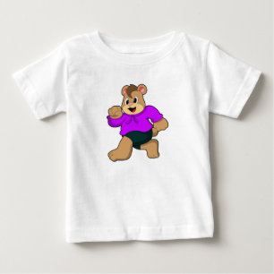 Bear at Running Baby T-Shirt