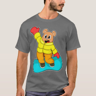 Bear at Snowboard Sports T-Shirt