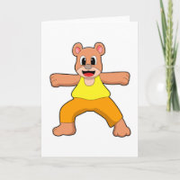 Bear at Yoga in Standing