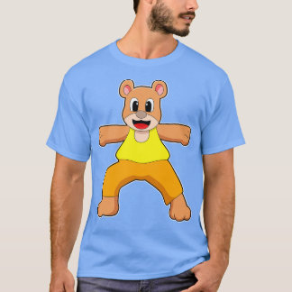 Bear at Yoga in Standing T-Shirt