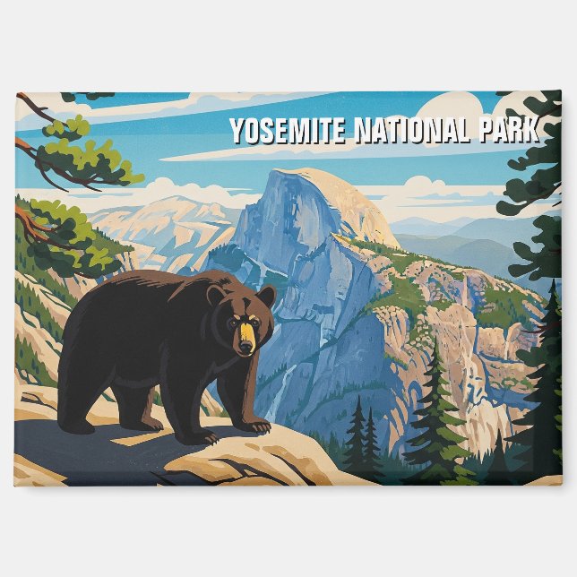 Bear at Yosemite National Park  Magnet (Front)