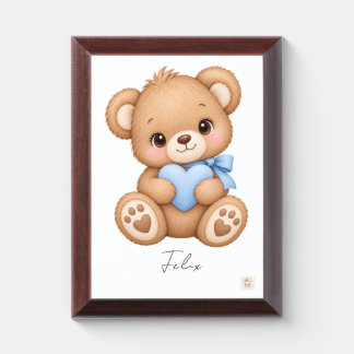 Bear award plaque