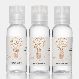 Bear Baby Shower Balloons Hand Sanitizer