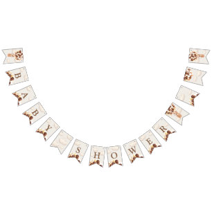 Bear Baby Shower Buntin Flags