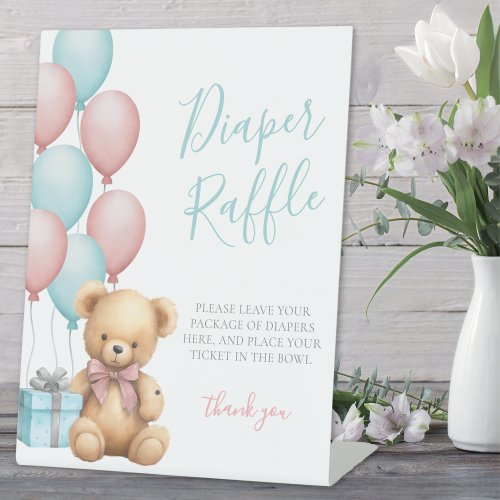 Bear Baby Shower Diaper Raffle