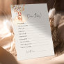Bear Baby Shower Game Dear Baby Wishes