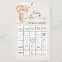 Bear Baby Shower Game - Find The Guest Bingo