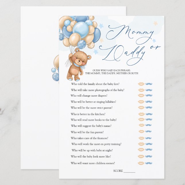 Guess The Teddy Teddy Bear Names List Bear Baby Shower Guess How