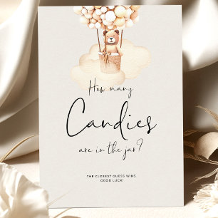 Bear Baby Shower Game How Many Candies