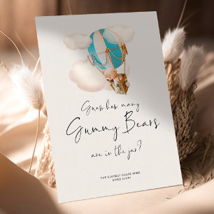 Bear Baby Shower Game - How Many Gummy Bears?