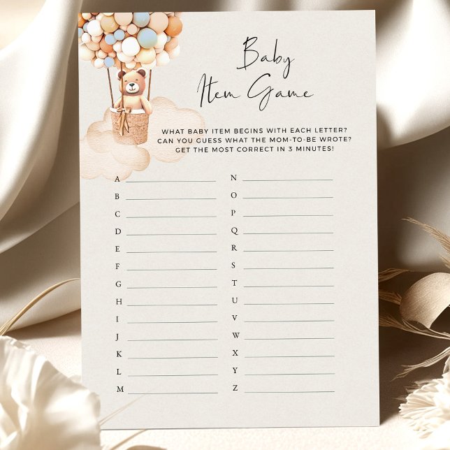 Bear Baby Shower Game Item Game (Creator Uploaded)