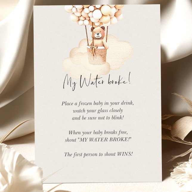 Bear Baby Shower Game My Water Broke (Creator Uploaded)