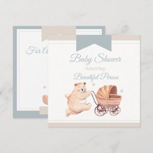 Bear Baby Shower Invitation