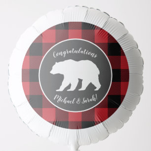 Bear Baby Shower Woodland Lodge Balloon