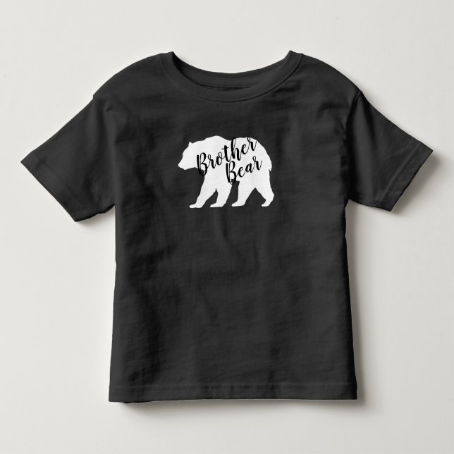 Bear Baby Shower Woodland Lodge Toddler T-shirt (Front)