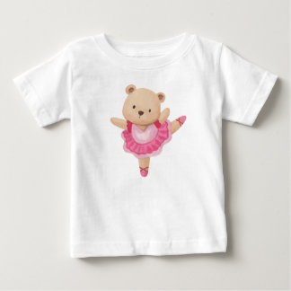 Bear Ballerina Baby T-Shirt