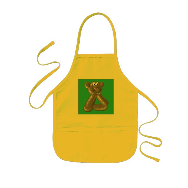 BEAR BALLOON KIDS' APRON (Front)