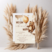 Bear Balloons Bearly Wait Baby Shower