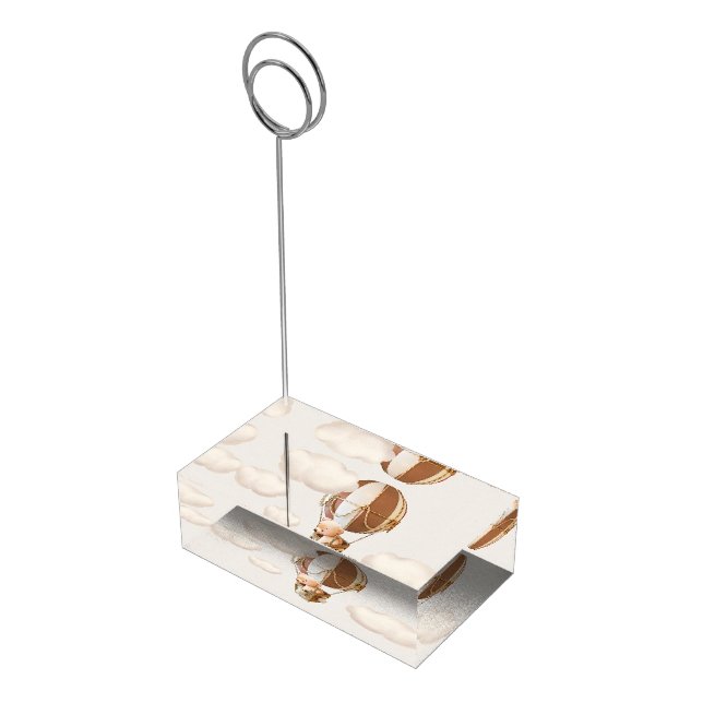 Bear Balloons Table Number Place Card Holder (Corner)