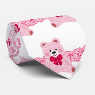 bear banner neck tie