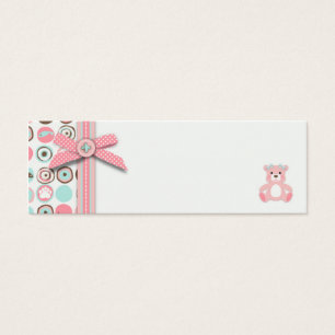 Bear Bear Girl Favor Tag