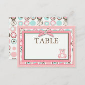 Bear Bear Girl Table Card Flat Mini (Front/Back)