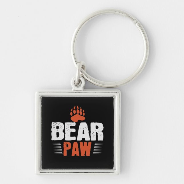 Bear - Bear Paw Keychain (Front)