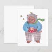 Bear, bees and cappuccino (Front/Back)