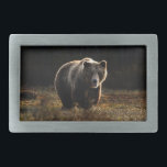 Bear Belt Buckle<br><div class="desc">A beautiful photo of an adult bear in the woods. A fantastic gift for any bear enthusiast. Photo by Zdeněk Macháček.</div>