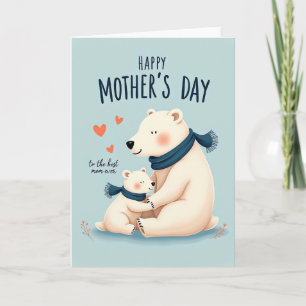 Bear Best Mom Ever Day Card