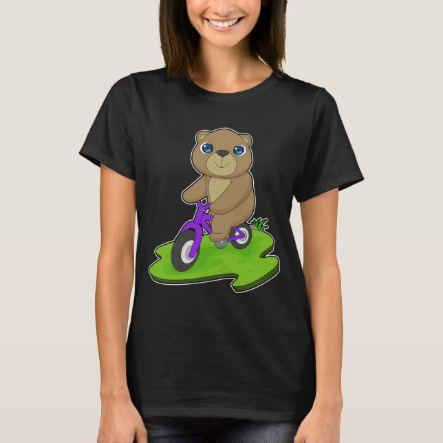 Bear Bicycle T-Shirt (Front)