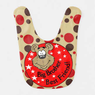 Bear Big Brother Best Friend Bib
