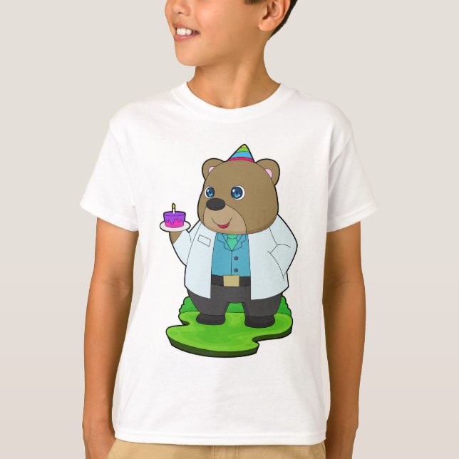 Bear Birthday Doctor T-Shirt (Front)
