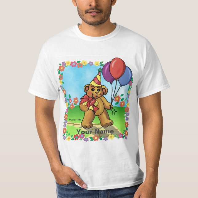 Bear Birthday Party  T-Shirt (Front)