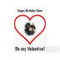 Bear Birthday Valentine Greeting Card