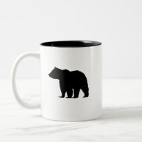 Bear Black Silhouette Mountain Living