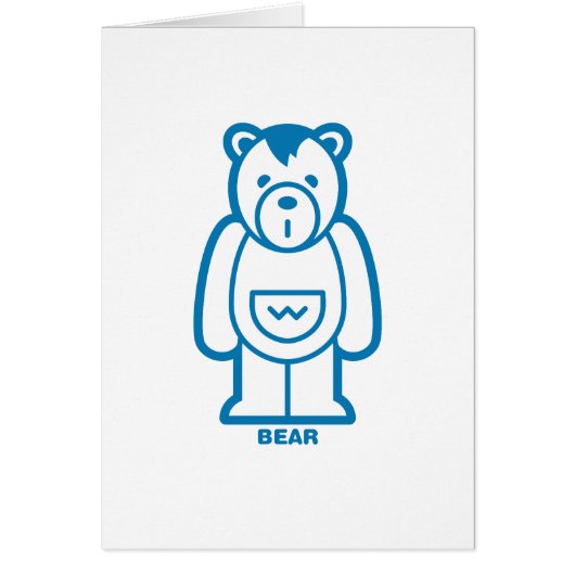 Bear (Blue) Cards (Front)