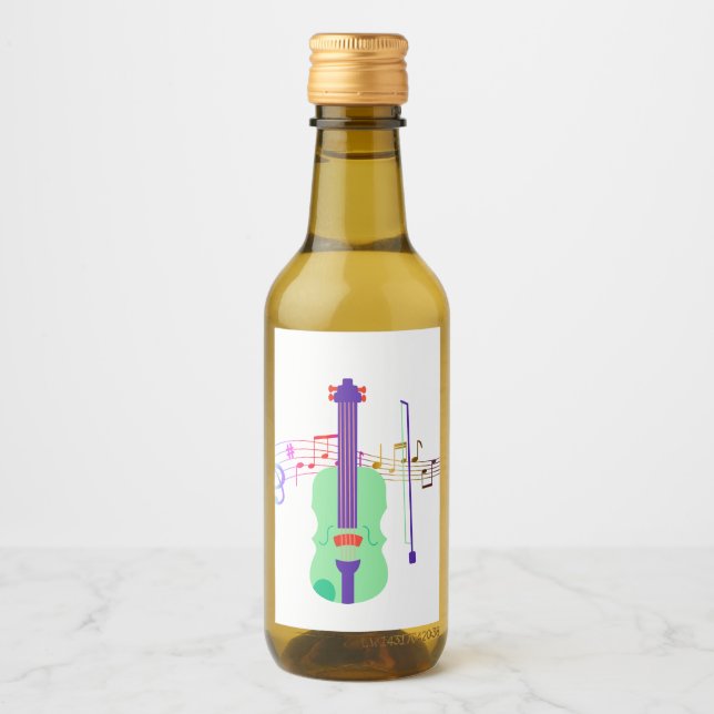 Bear bottle  wine label (Front)