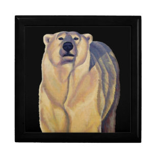 Bear Box Custom Polar Bear Art Jewelry Box