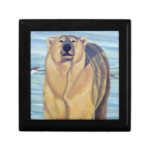 Bear Box Custom Polar Bear Art Jewelry Box