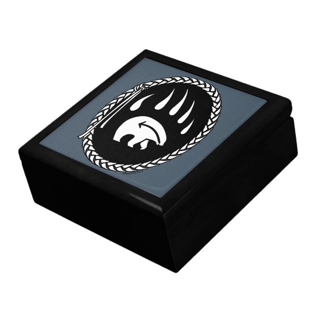 Bear Box Custom Tribal Bear Jewelry Box (Side)